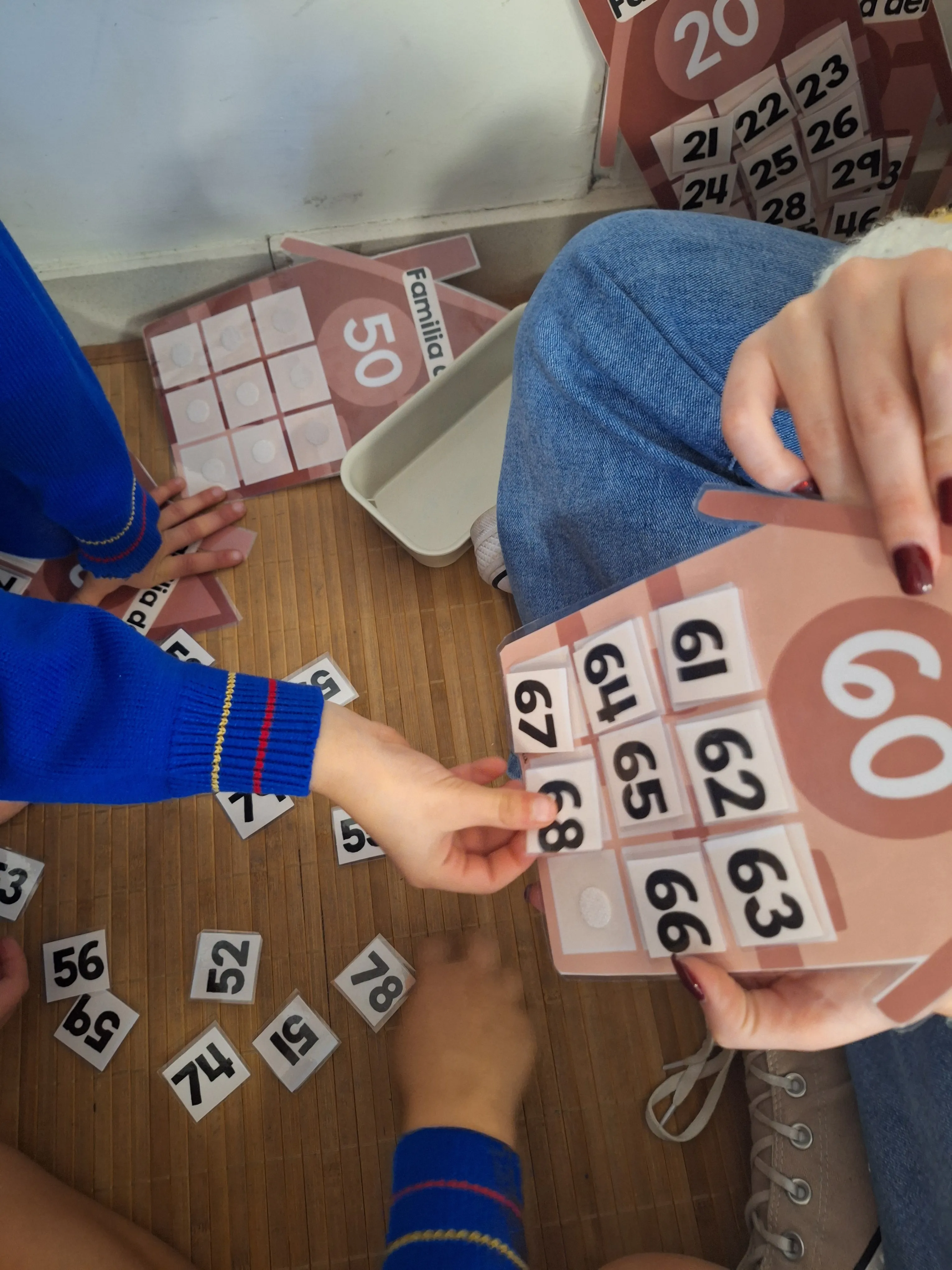 Materiales numéricos manipulativos utilizados en el aula